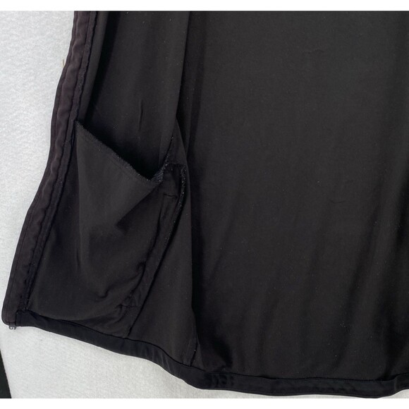 FootJoy Vest Men's Size Medium Full Zip Performance Black Sleeveless Golf - Picture 8 of 12